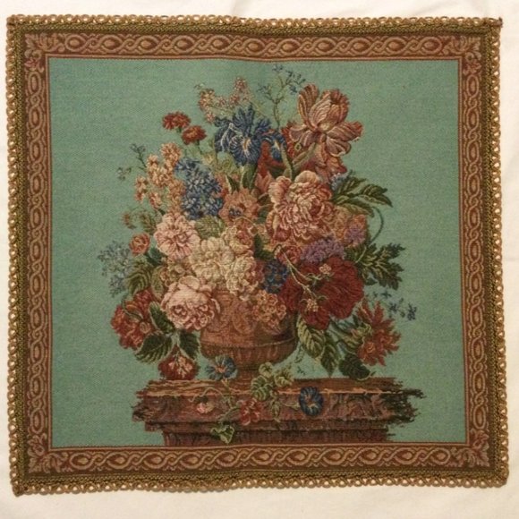Tapestry Flowers Ready to Hang
